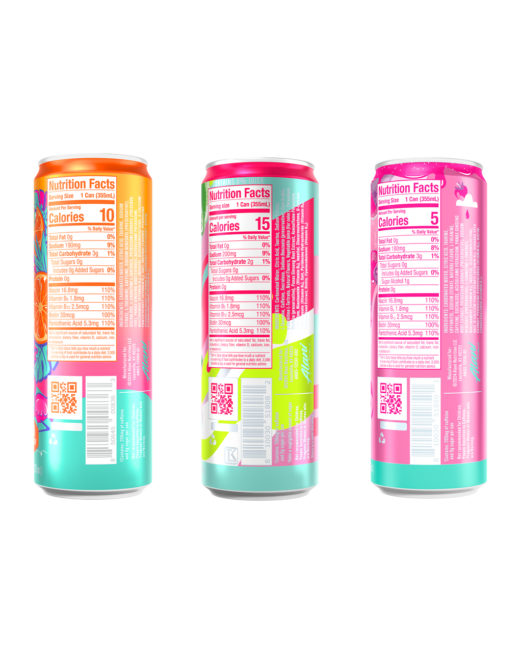 Alani Nu Energy Variety Pack - Sunshine Mix Q0 - image 3