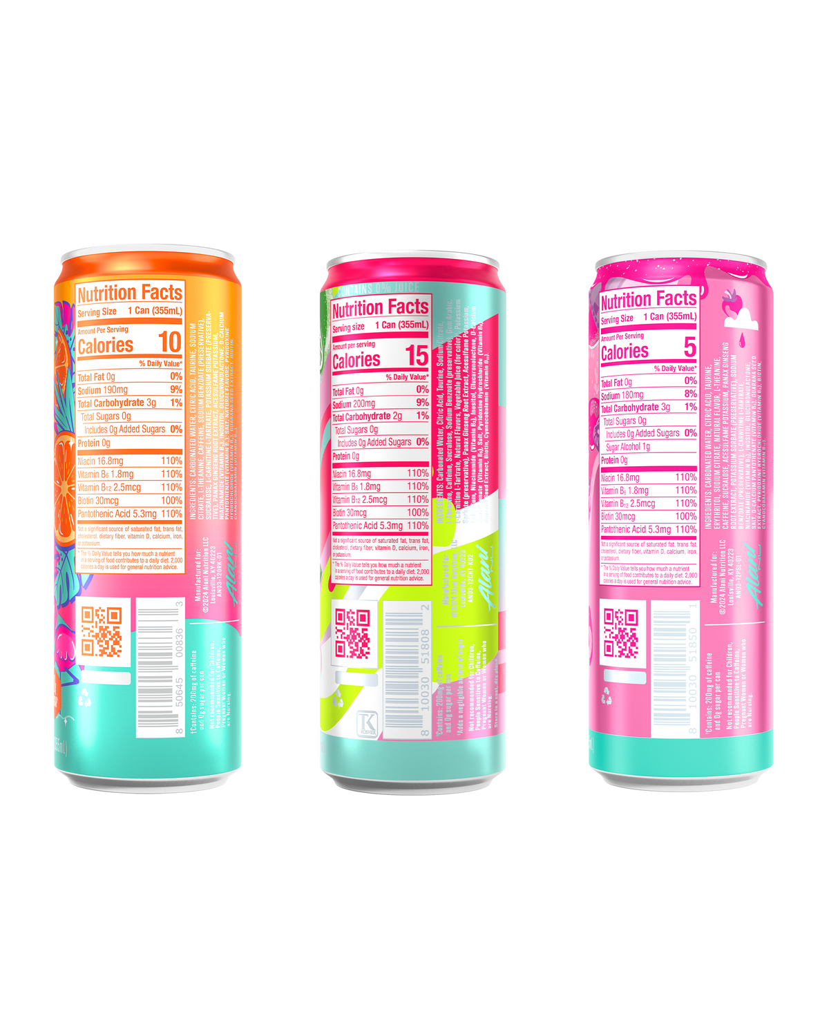 Alani Nu Energy Variety Pack - Sunshine Mix Q0 - image 3