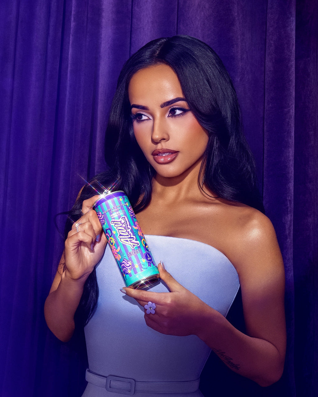 Alani Nu Energy Drink - Purple Cotton Candy Q3 - image 4