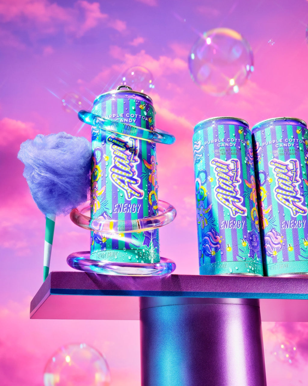 Alani Nu Energy Drink - Purple Cotton Candy Q3 - image 5