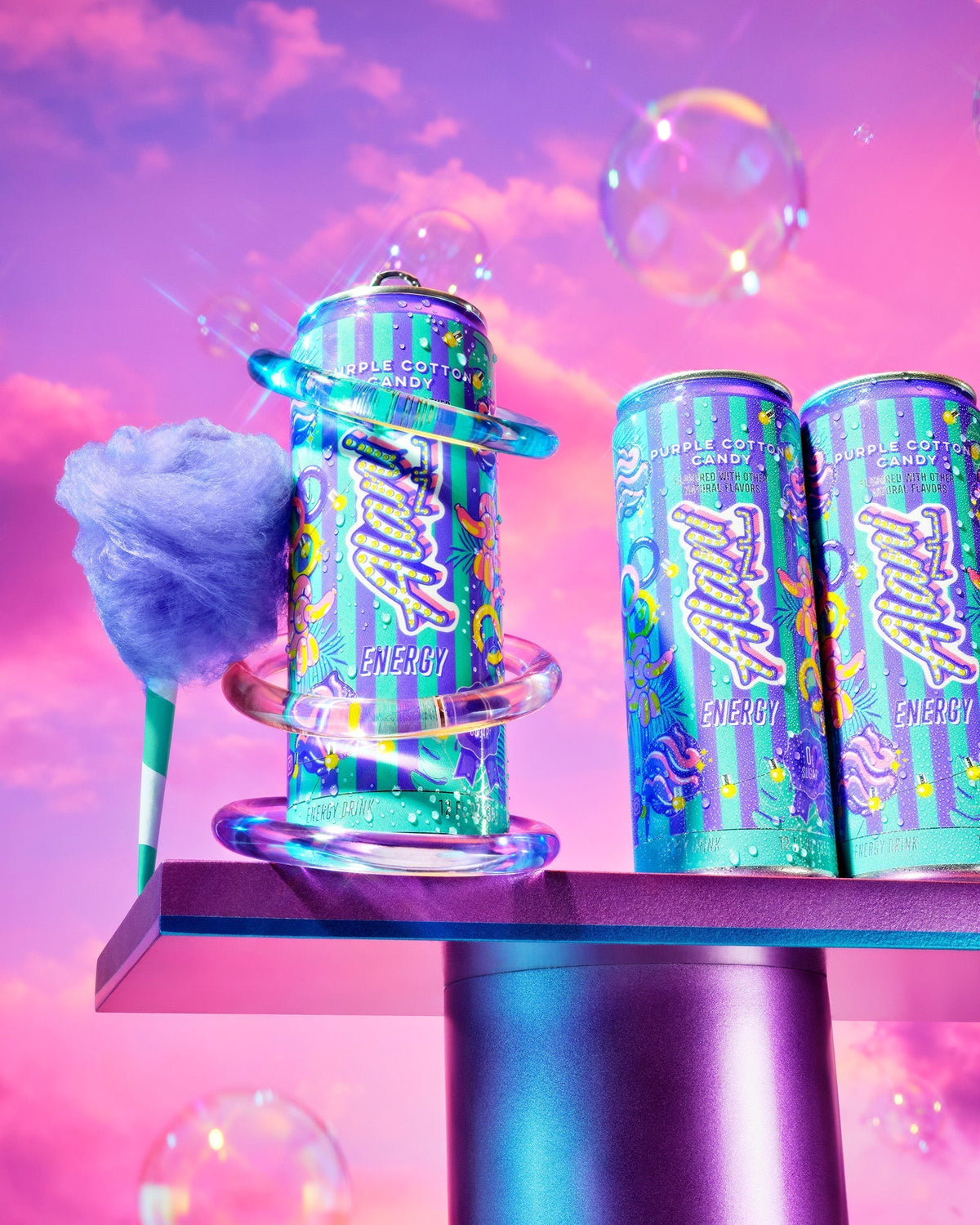 Alani Nu Energy Drink - Purple Cotton Candy Q3 - image 5
