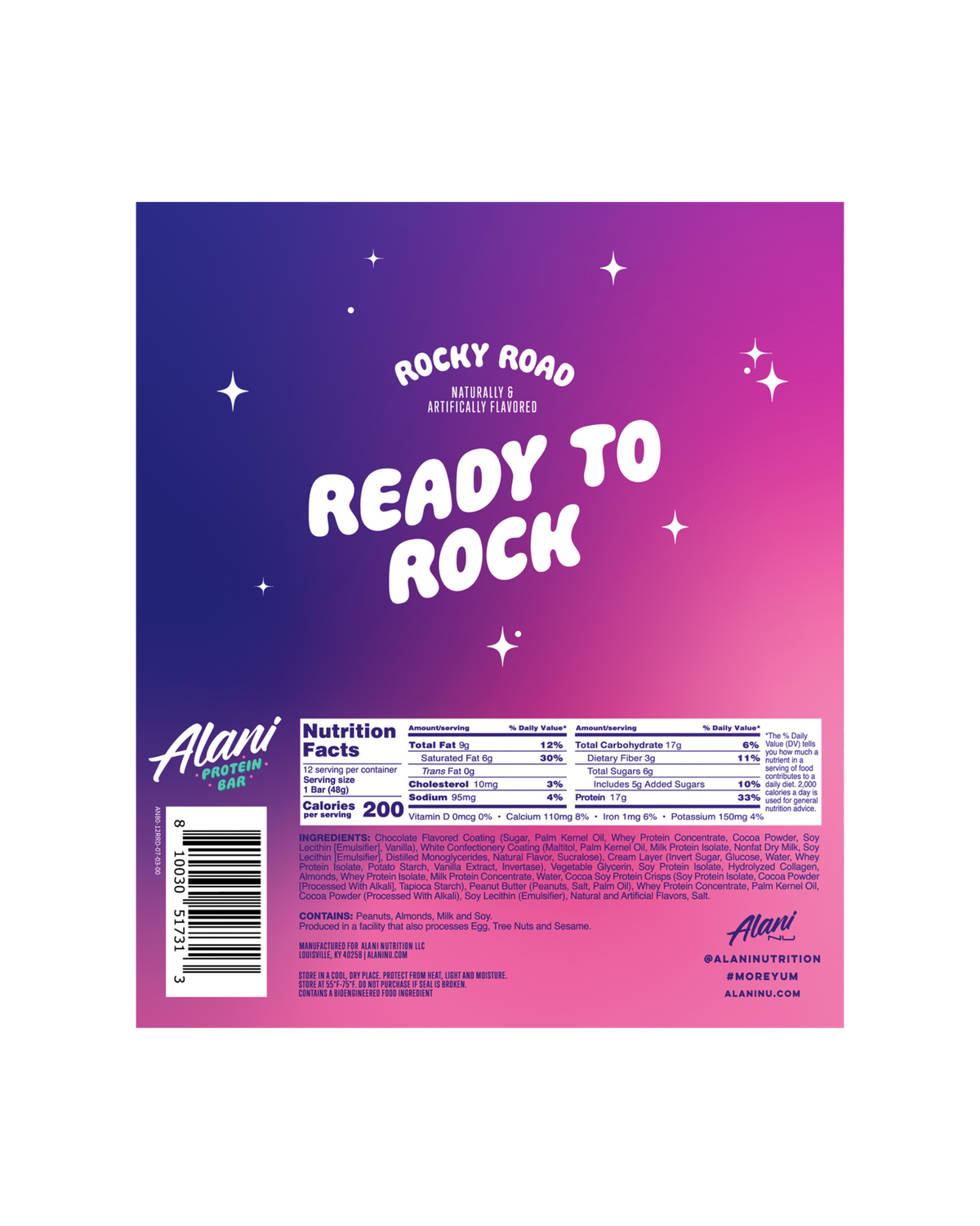 Alani Nu Protein Bar - Rocky Road A4 - image 3