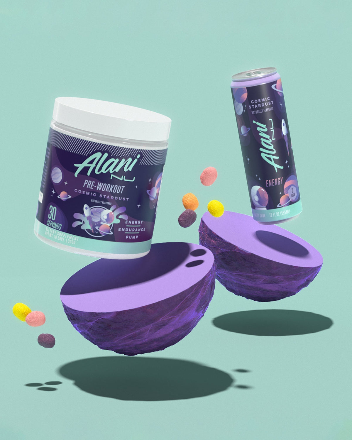 Alani Nu Pre-Workout - Cosmic Stardust F8 - image 4