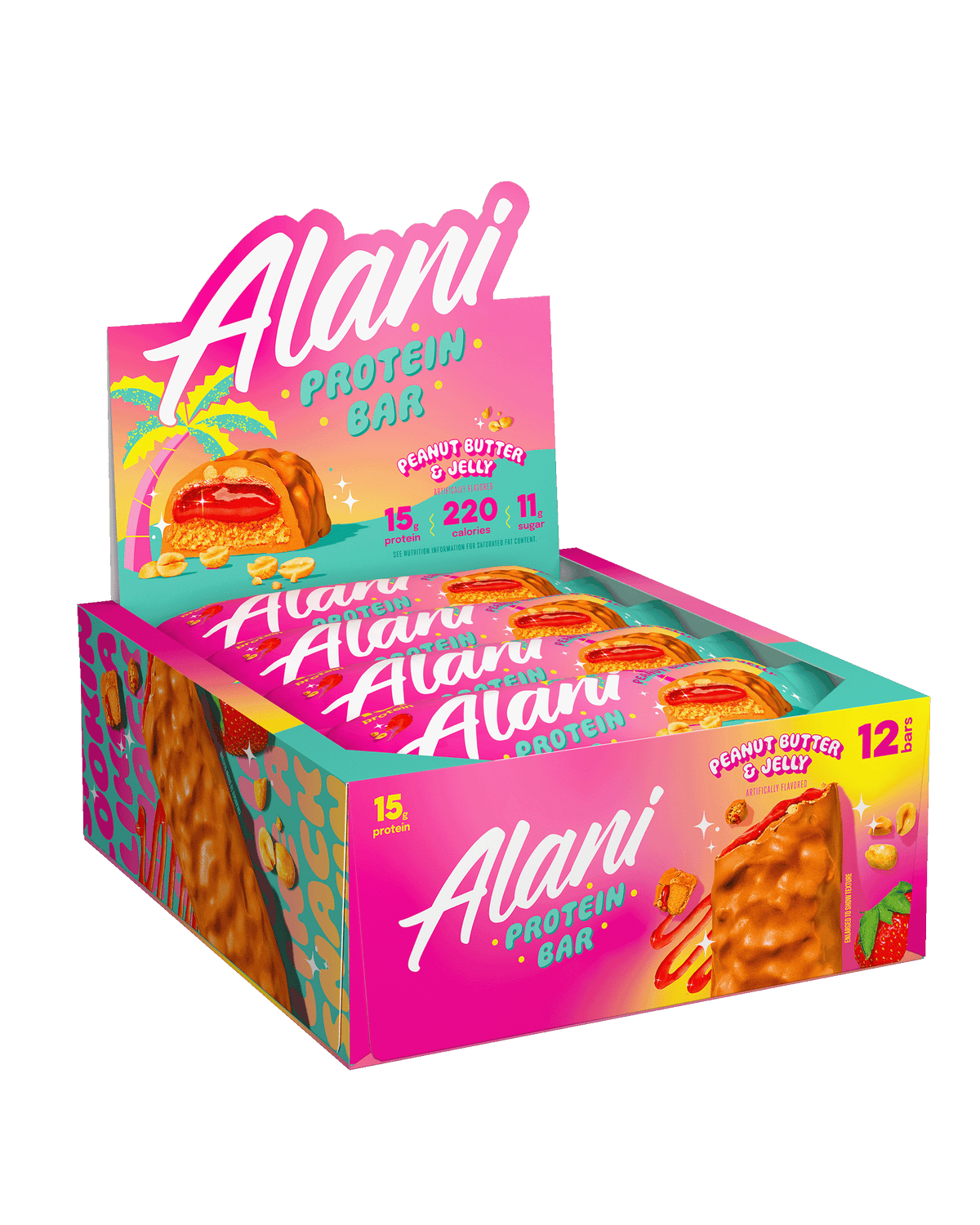 Alani Nu Protein Bar - Peanut Butter & Jelly D4 - image 5