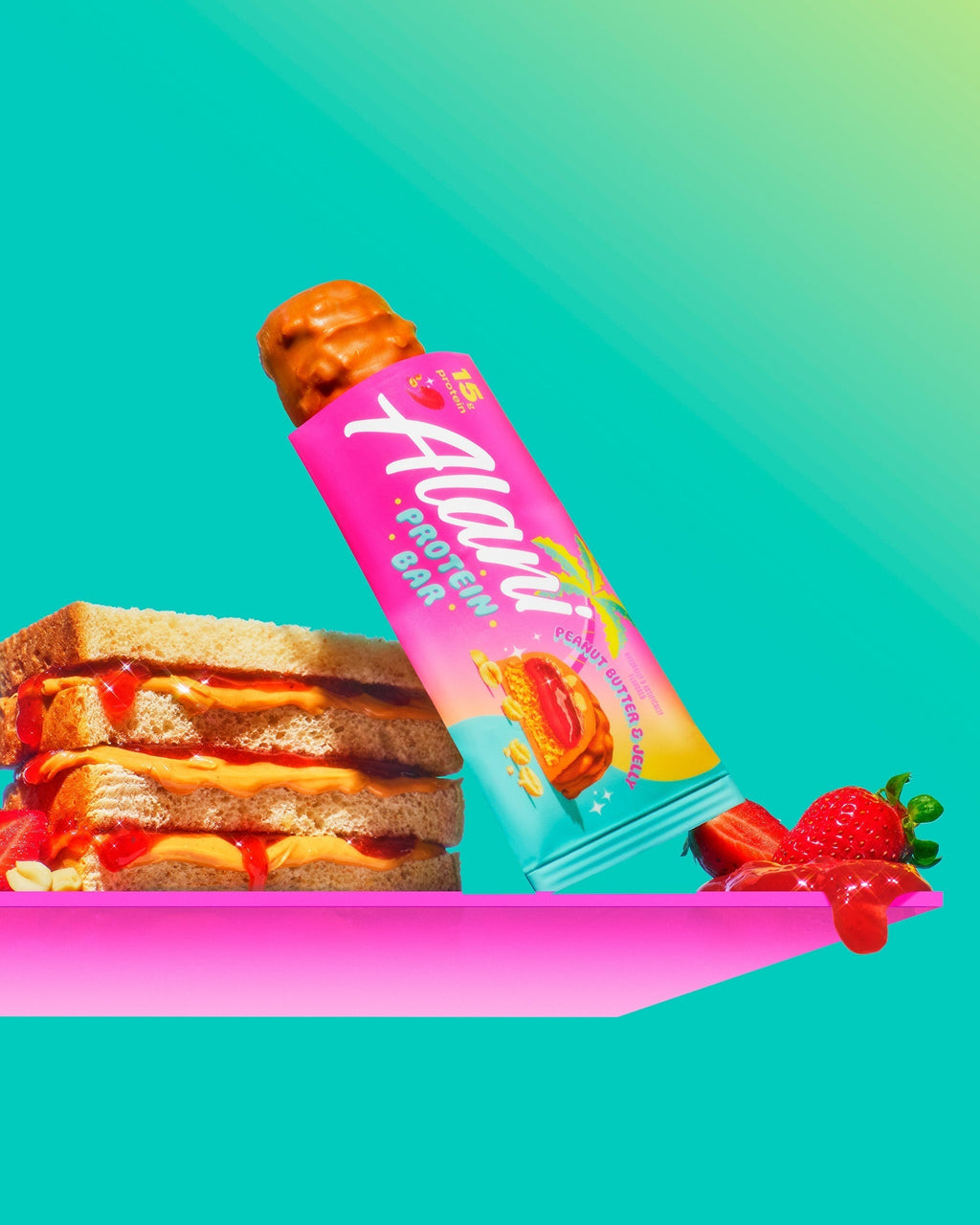 Alani Nu Protein Bar - Peanut Butter & Jelly D4 - image 6