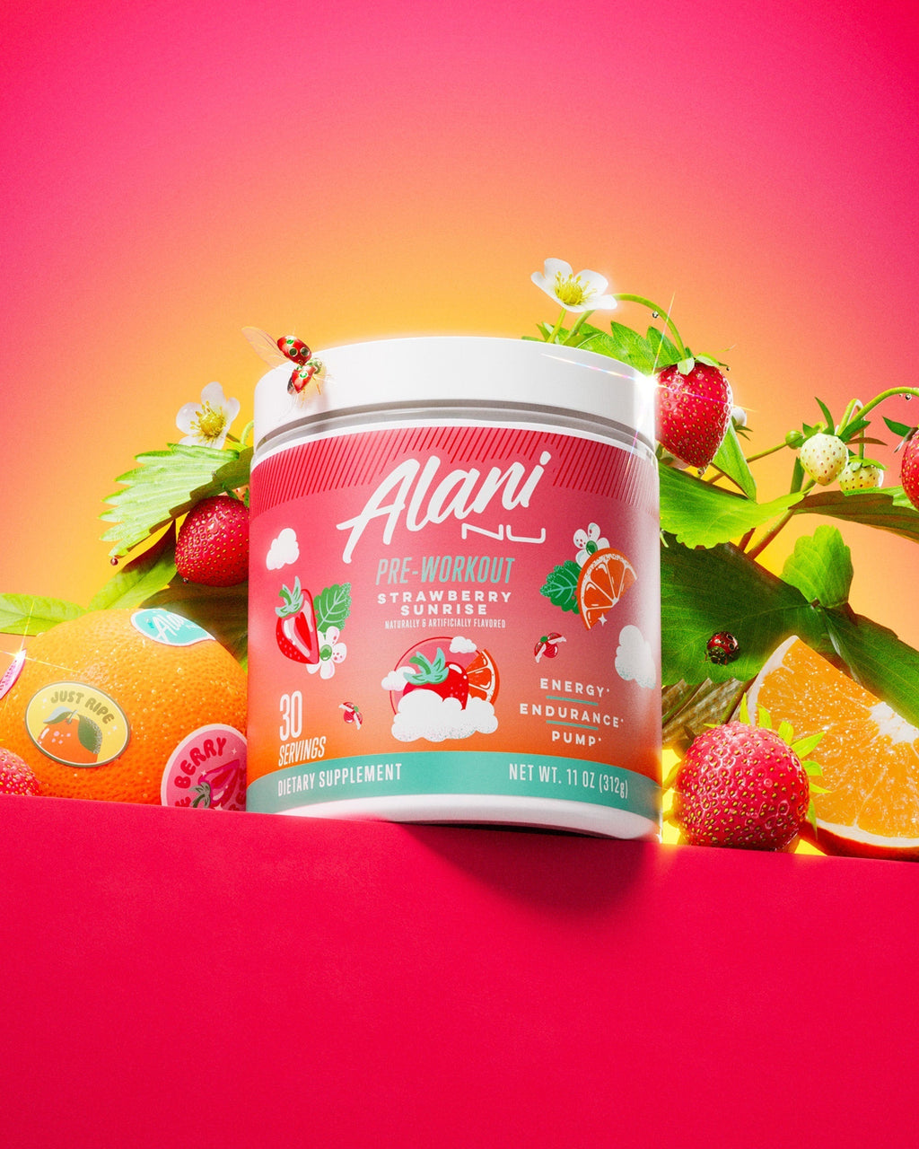 Alani Nu Pre-Workout - Strawberry Sunrise E2 - image 5