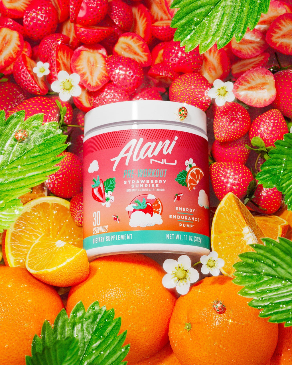 Alani Nu Pre-Workout - Strawberry Sunrise E2 - image 4