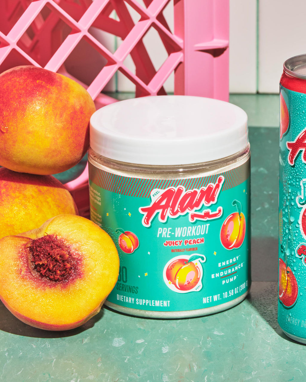 Alani Nu Pre-Workout - Juicy Peach B1 - image 6
