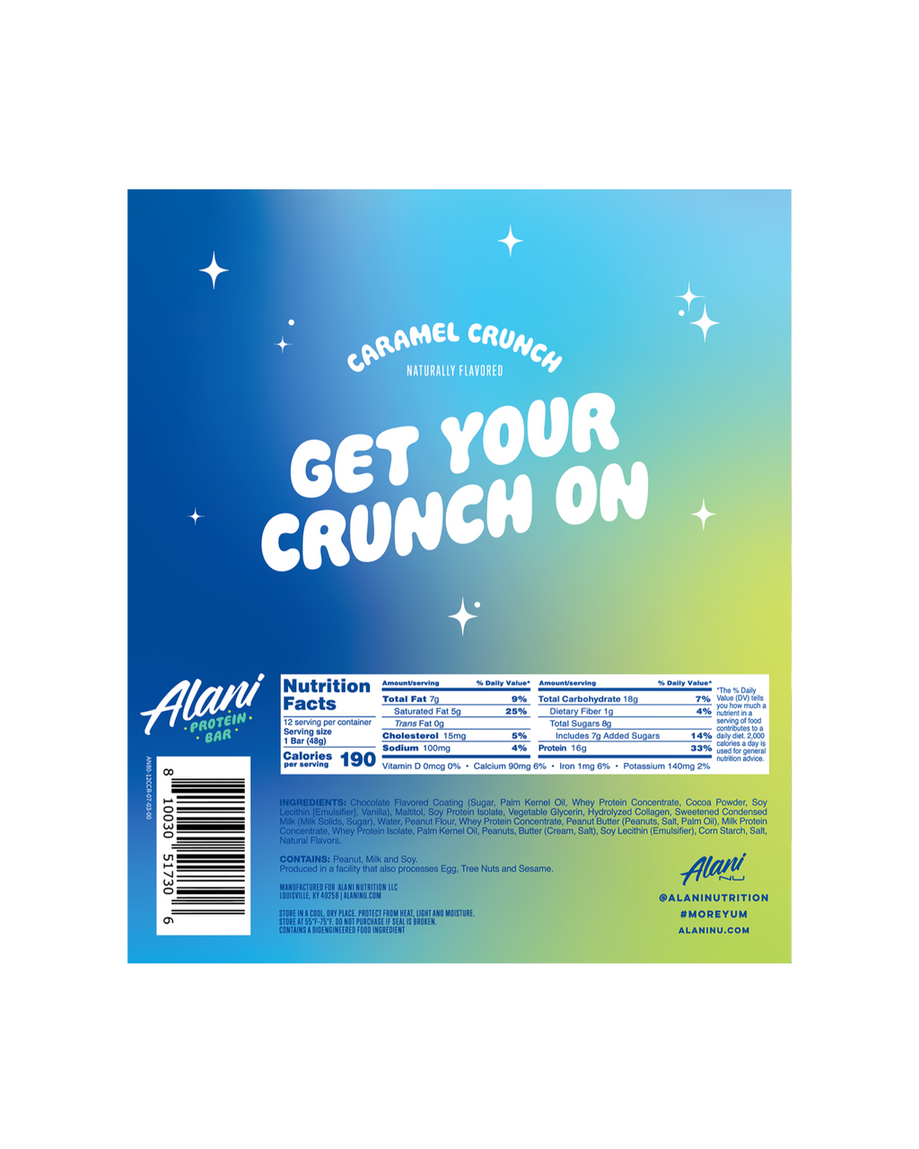 Alani Nu Protein Bar - Caramel Crunch L2 - image 4