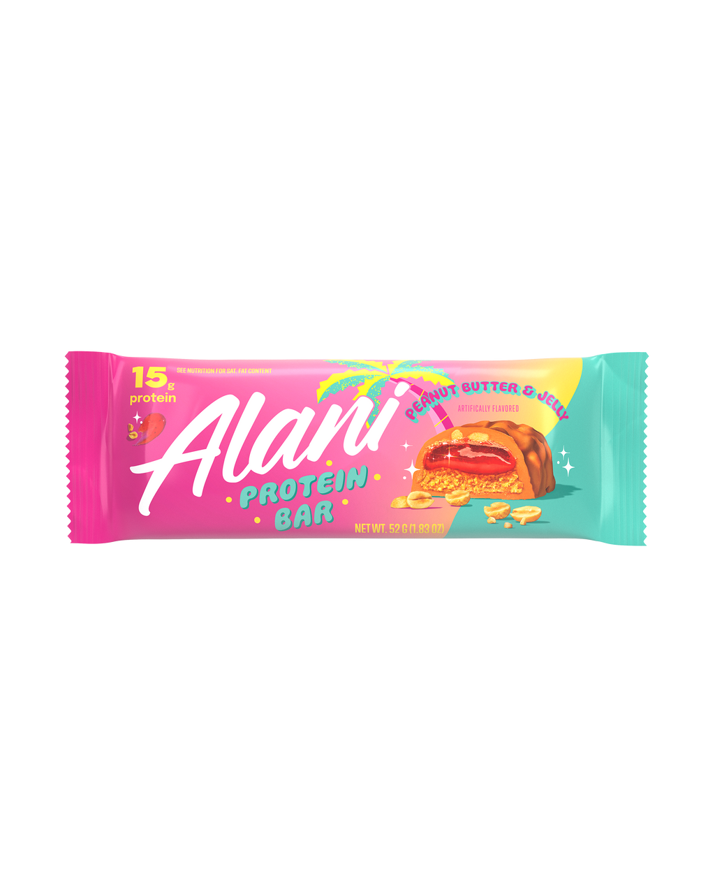 Alani Nu Protein Bar - Peanut Butter & Jelly D4 - image 2
