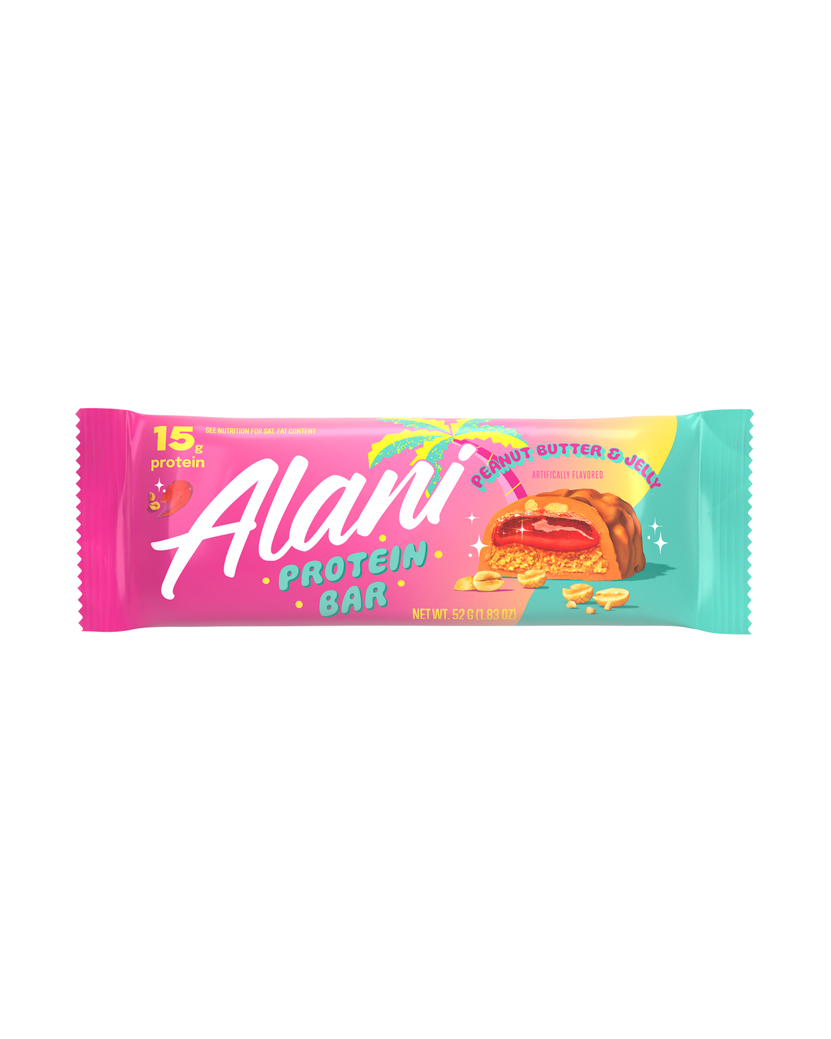 Alani Nu Protein Bar - Peanut Butter & Jelly D4 - image 2