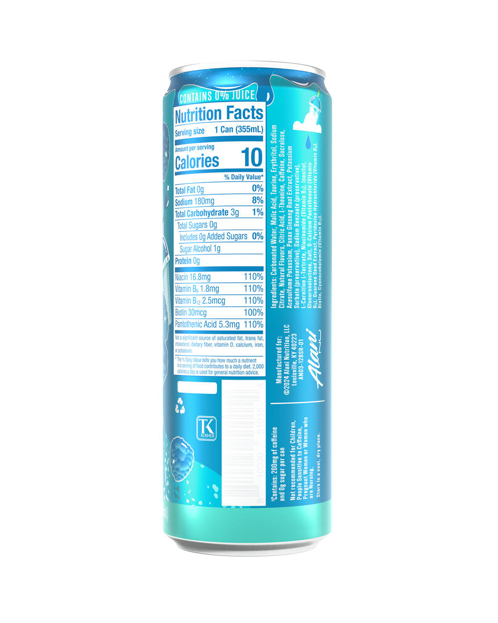 Alani Nu Energy Drink - Blue Slush R3 - image 3