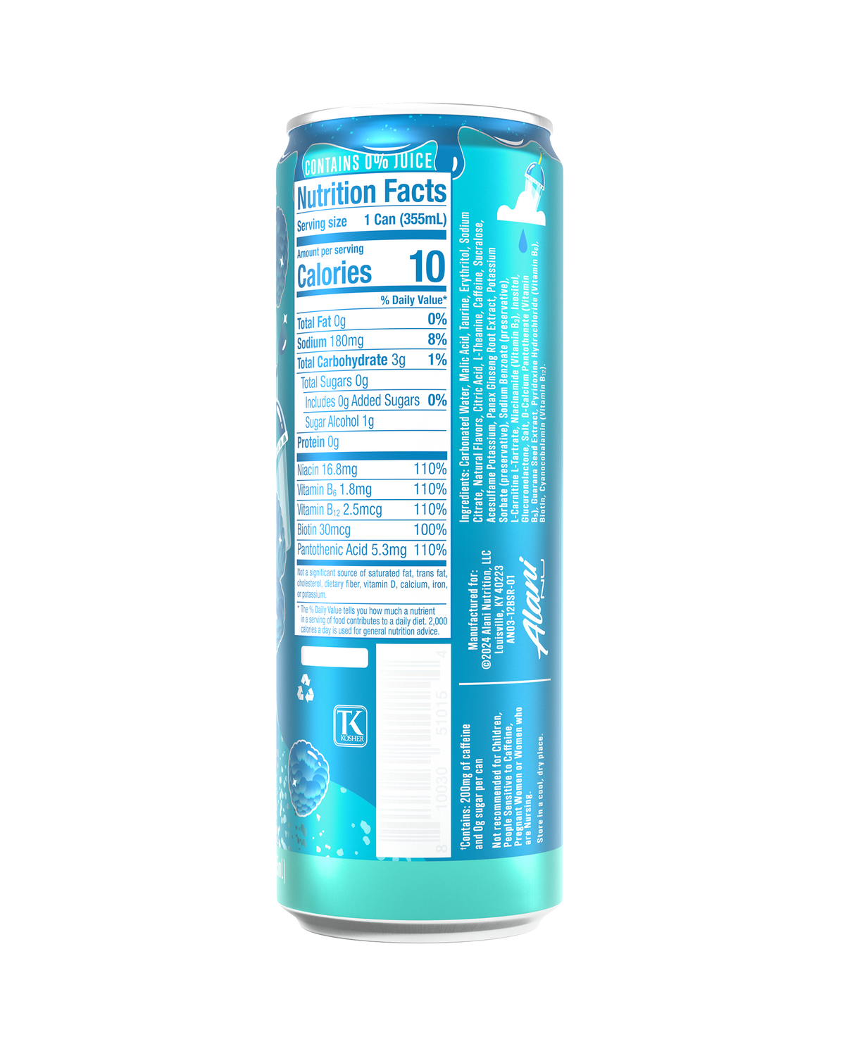 Alani Nu Energy Drink - Blue Slush R3 - image 3