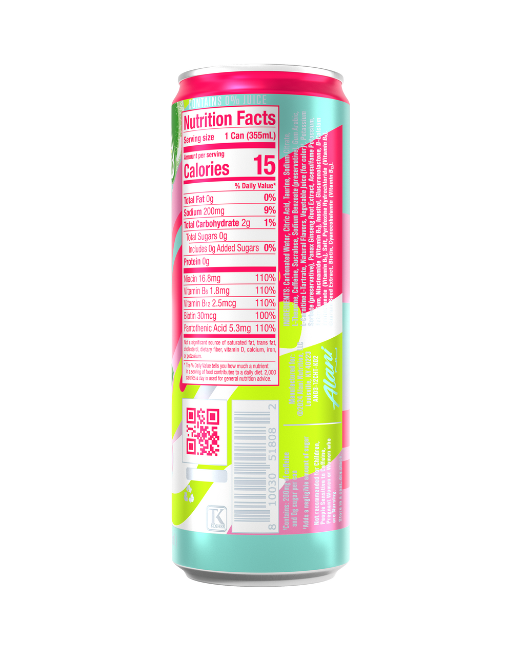 Alani Nu Energy Drink - Cherry Twist J8 - image 3