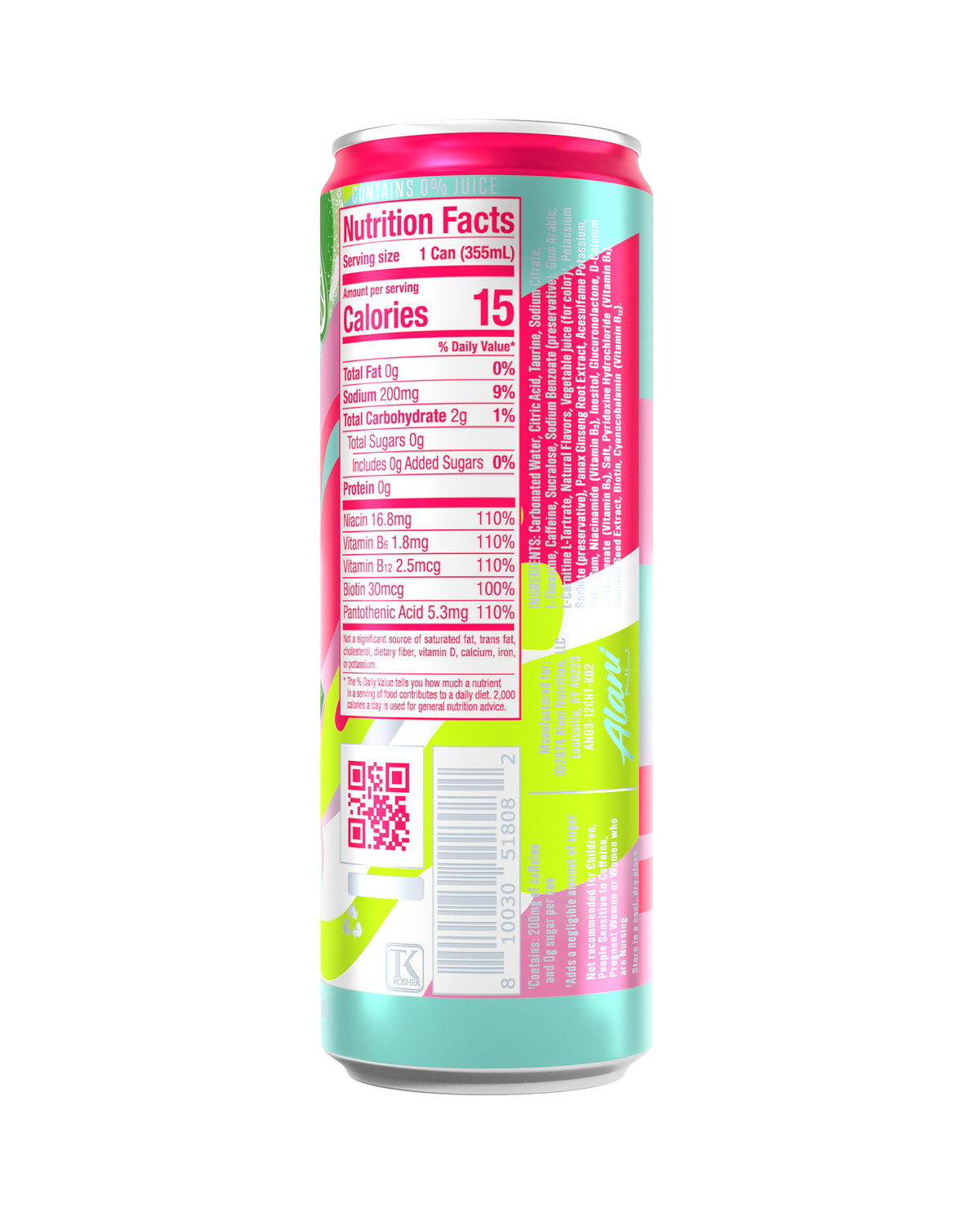 Alani Nu Energy Drink - Cherry Twist J8 - image 3