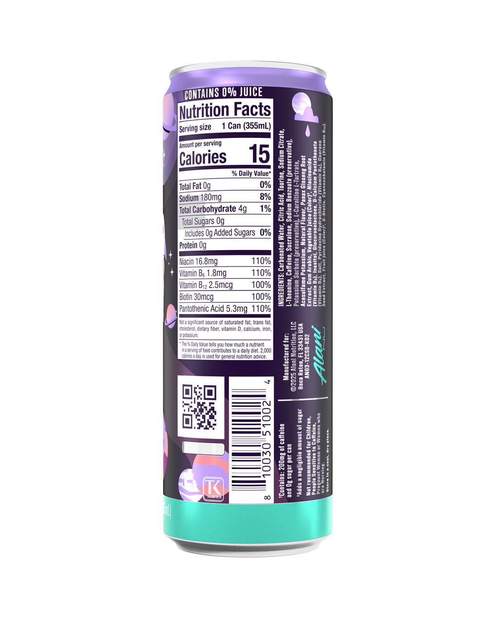 Alani Nu Energy Drink - Cosmic Stardust T3 - image 3