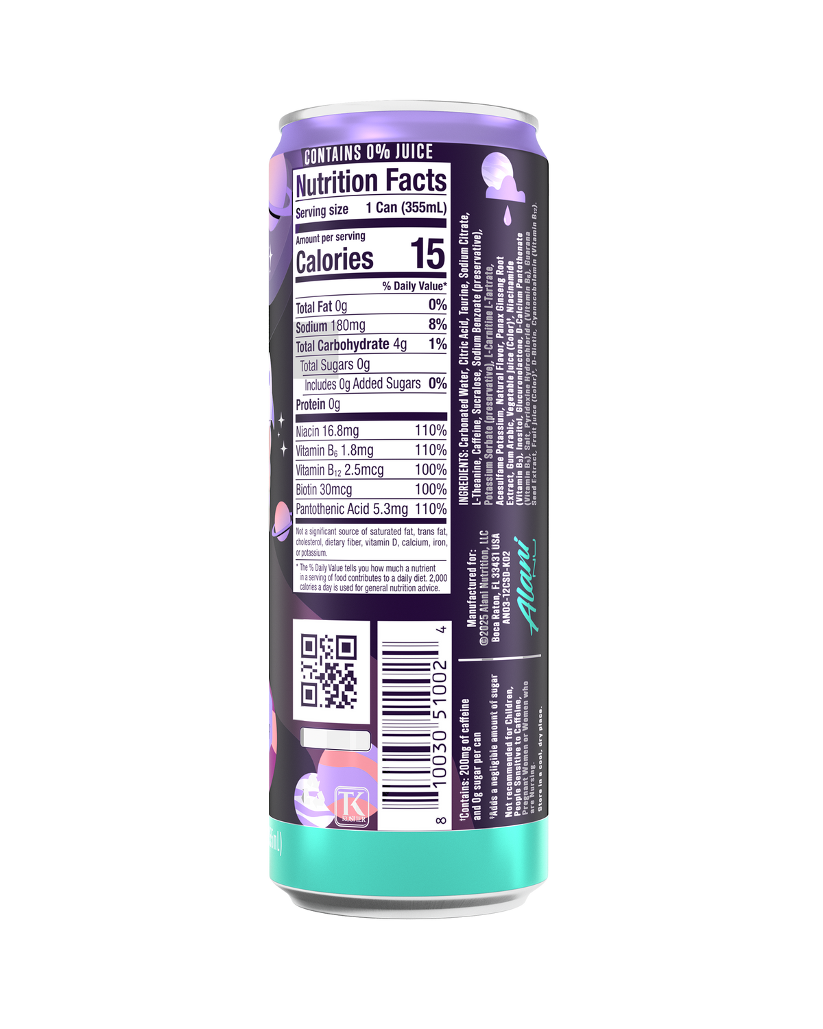 Alani Nu Energy Drink - Cosmic Stardust T3 - image 3