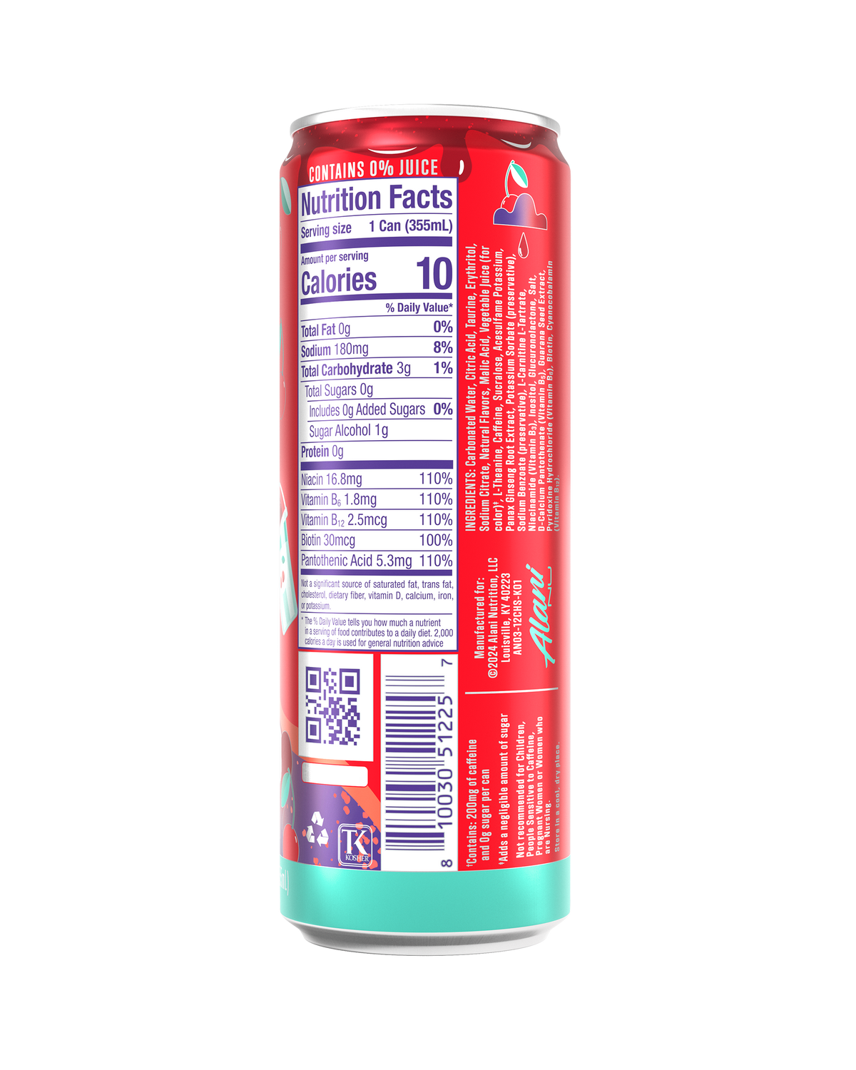 Alani Nu Energy Drink - Cherry Slush C9 - image 3