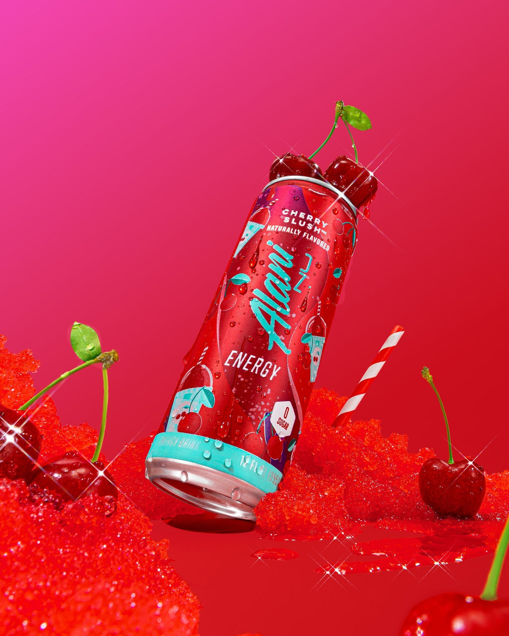Alani Nu Energy Drink - Cherry Slush C9 - image 4