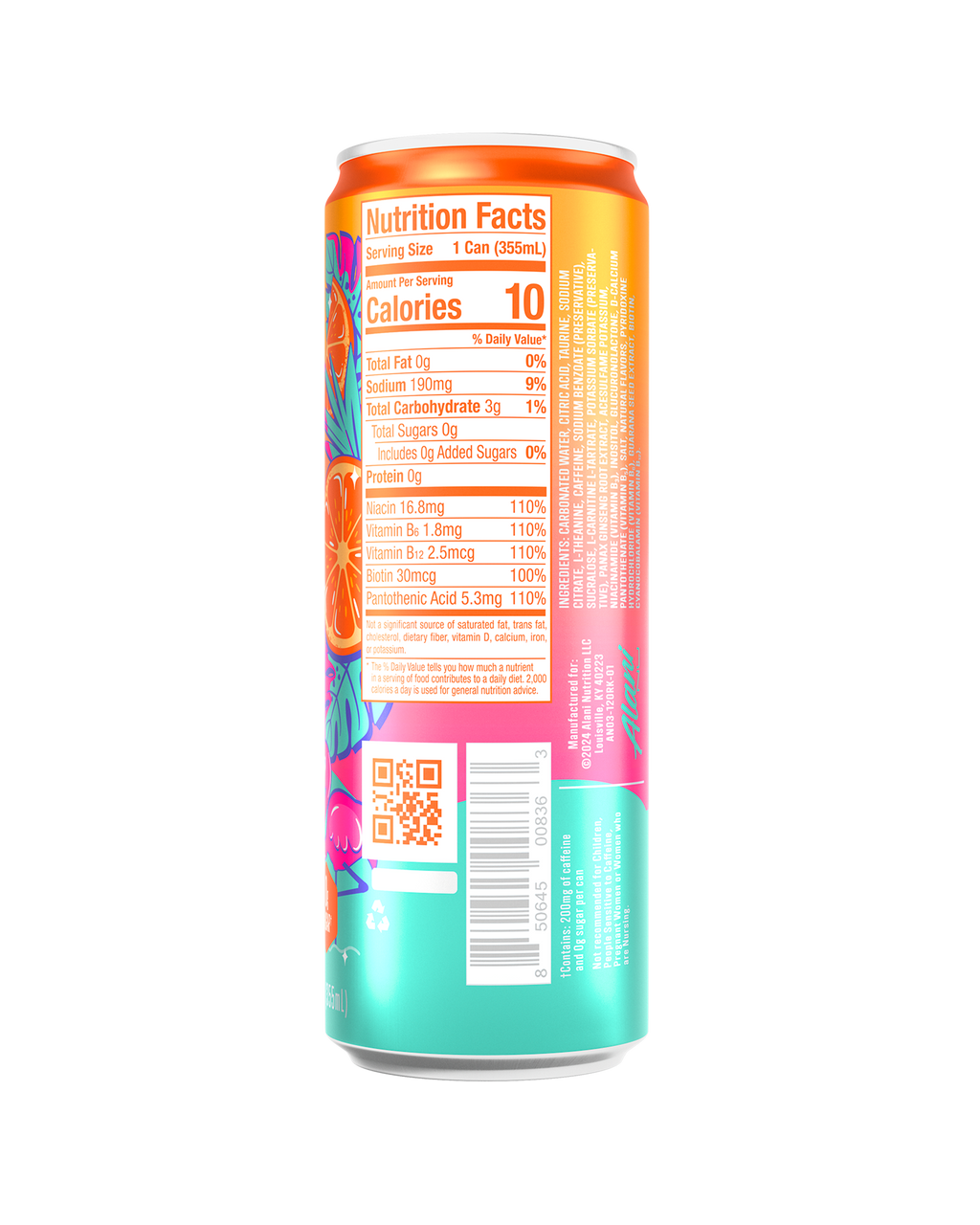 Alani Nu Energy Drink - Orange Kiss Y8 - image 3
