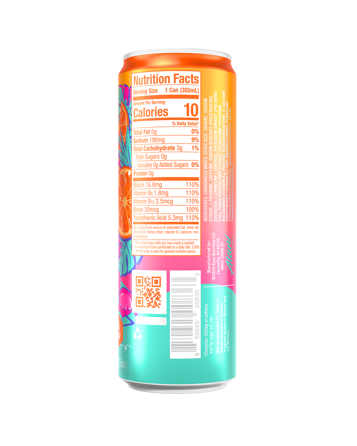 Alani Nu Energy Drink - Orange Kiss Y8 - image 3