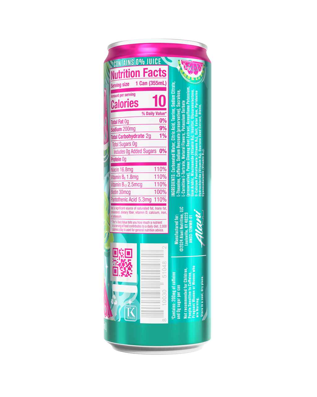 Alani Nu Energy Drink - Watermelon Wave B0 - image 3